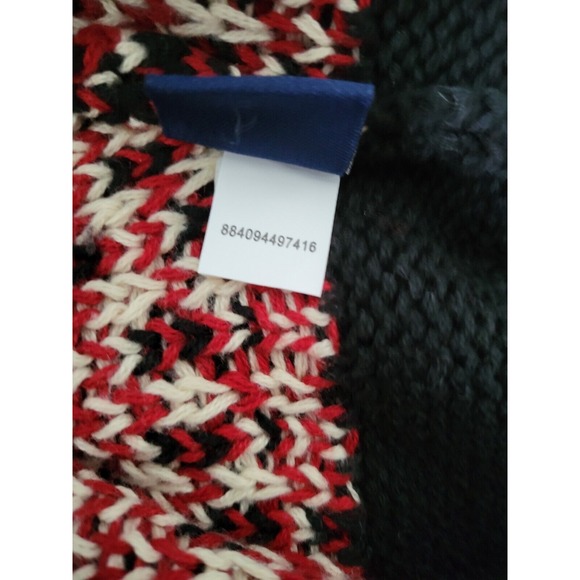 Chaps Turtleneck Sweater Womens L Southwestern Aztec Thick Cotton New - Picture 9 of 13